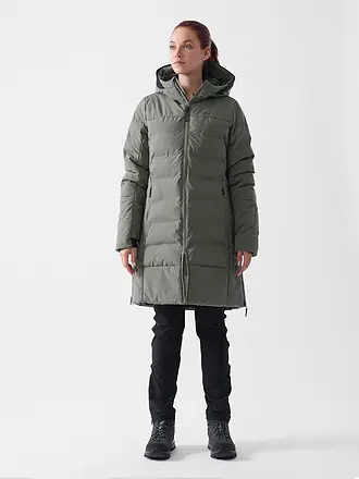 MERU | Cappotto invernale da donna Esbjerg con cappuccio | dunkelgrün